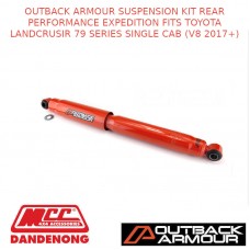 OUTBACK ARMOUR SUSPENSION KIT REAR EXPD FITS TOYOTA LC 79S SINGLE CAB (V8 2017+)